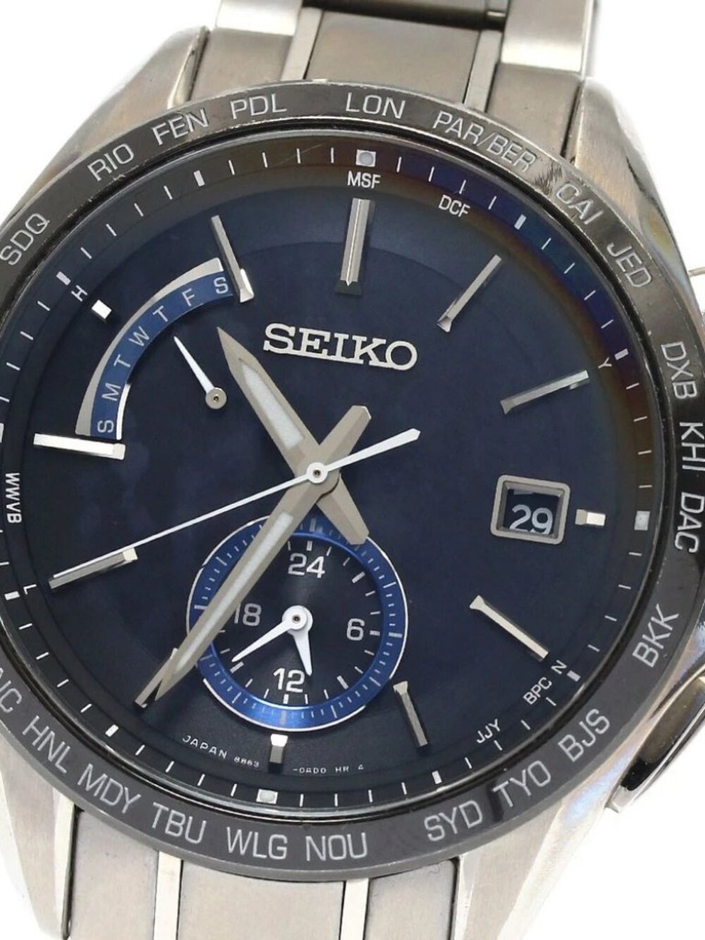 SEIKO Brights SAGA235/8B63-0AB0 Solar Powered Radio Men's Watch_891362